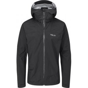 Rab Downpour Plus 2.0 Jacket Men, noir S Vestes de pluie