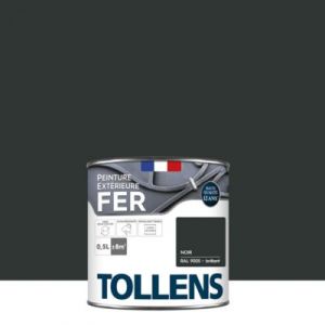 Tollens Peinture extérieure fer brillant noir brillant 500ml