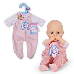 Zapf Creation BABY born Grenouill&egrave;re &agrave; Manches Longues et Motif Cirque pour poup&eacute;es de 36 cm - 838808