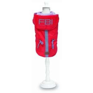 Croci Veste Imperméable Vancouver Fbi Red, 45 Cm Pour Chien