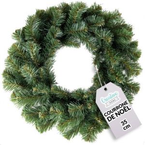 Couronne de Noel Artificiel - Creative Home - 35 cm - Guirlande de Noel