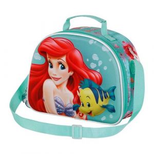 Sac à Goûter 3D - Disney Ariel Sea - Bleu - Taille Unique