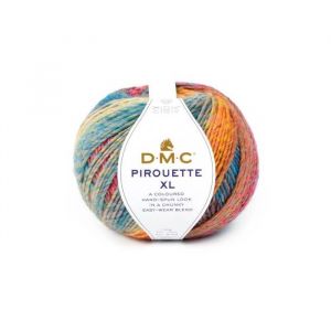 Dmc Pelote de laine &agrave; tricoter PIROUETTE XL - 200gr (...) - 1104 Multicolore
