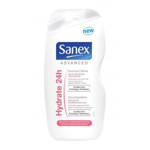 Image de Sanex Advanced Hydrate 24h - Douche crème peaux très sèches, déshydratées - 500 ml