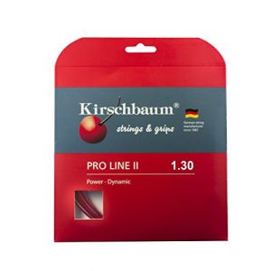 Image de Kirschbaum Pro Line 2 Garniture Cordage de Tennis Rouge 1,15 mm x 12 m