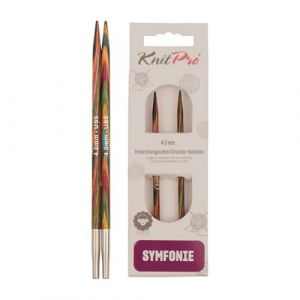 Knitpro KP20424 Symphonie Aiguille Interchangeable Circulaire Spéciale Bois Multicolore 22 x 0,5 x 11,2 cm