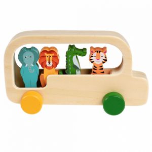 Figurine bus en bois enfant Rex London Colourful Creatures