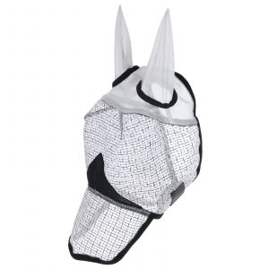 Covalliero Masque anti-mouches pour cheval avec protection