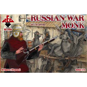 Image de Red Box Russian War Monk, 16-17th Century - 1:72e