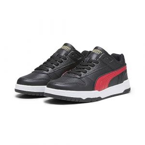 Image de Puma Rbd Game Low Jr Basket, Black for All Time Red Team Gold White, 37 EU