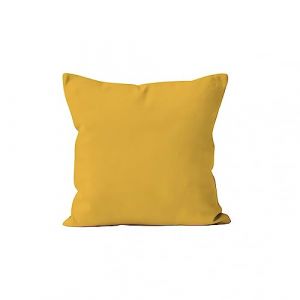 Soleil d'Ocre Housse de coussin 40x40 cm ALIX jaune radieux, par