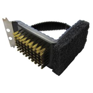 Image de Cook'in Garden 0077-0015 - Brosse 3 en 1 pour grille de barbecue