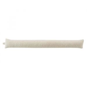 Douceur d'intérieur, Bas de Porte (80 x 10 cm) Wooly Naturel, Bouclette Unie