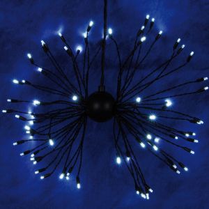 1001kdo - Boule lumineuse bleue a led 30 cm