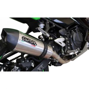 Gpr Exhaust Systems Silencieux Gp Evo4 Titanium Slip On Z 400 18-20 Euro 4 Homologated One Size Satin Titanium / Black