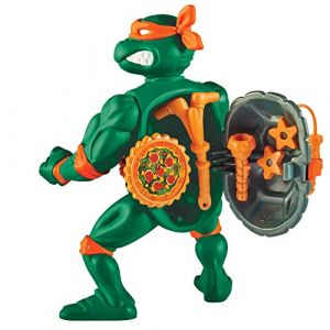 Image de Teenage Mutant Ninja Turtles Figurine Tortue Michelangelo Classique avec Coque de Rangement