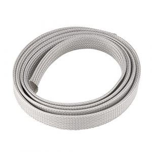 Purelink PureMounts PM-ZCCS-SOCKS-20 Conduit de câbles en Polyester Universel, Auto-serrant, Ø 20mm, 1,80m, Gris