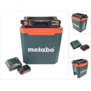 Metabo Kb 18 bl Glacière sans fil 18 v avec fonction maintien au chaud 28 l Brushless + 1x batterie 4,0 Ah + chargeur