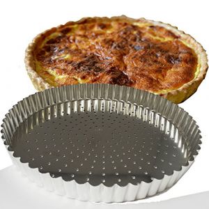 Image de Gobel Moule à tarte 28 cm fond mobile perforé 126441