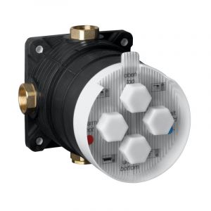 Keuco Flexx Boxx corps de base DN 20, 59970, corps de base pour tous les mitigeurs de bain et de douche encastr&eacute;s - 59970000070