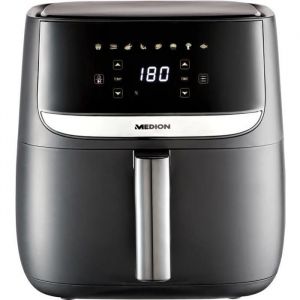 Friteuse à air chaud - MEDION MD 10532 - Friture sans huile - programmes automatiques - volume du panier 5,7 L