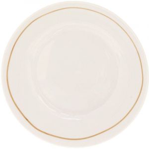 Atmosphera Lot de 6 Assiette creuse Selena blanc D20,2xH4,5cm créateur d'intérieur
