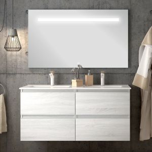 Cosyneo - Meuble de salle de bain - BALEA et miroir Led STAM - 120cm