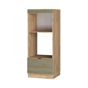 Meuble micro-ondes Fame-Line, Panneau en chêne, 60cm ouvert Vicco