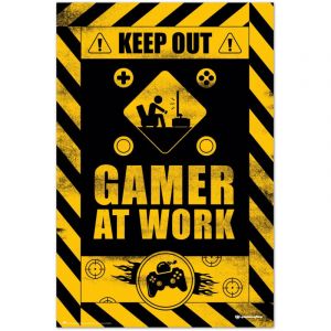 Grupo erik Erik Editores Gameration Gamer At Work Poster 91.5x61 Cm