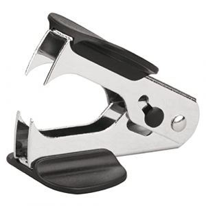 Quitagrapas Grafoplás 810/ Negro/ Cierre de seguridad/ Indicado para grapas 24/6/ Tipo pinza