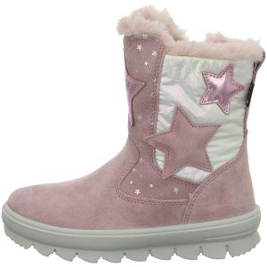Superfit Flavia Warm Gef&uuml;tterte Gore-tex Botte de Neige, Rose Blanc 5540, 26 EU