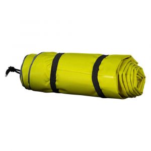 Trangoworld Tapis de sol Mummy Air Pad - Citron / Anthracite - Taille 185 x 53 x 6 cm