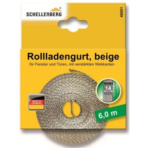 Schellenberg 46001 Sangle de volet roulant Beige 14 mm 6 m