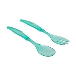 Couverts À Salade - Grand Chef - Lot De 2 - 29,5 Cm - Polystyrène - Vert Menthe