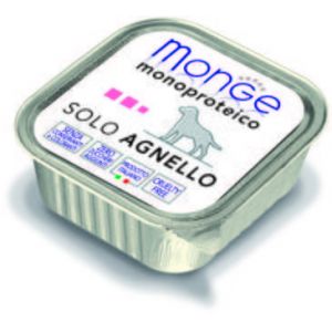 Monge Nourriture Humide Chiens Ns Wet Pâté 100% Agneau 150 Gr