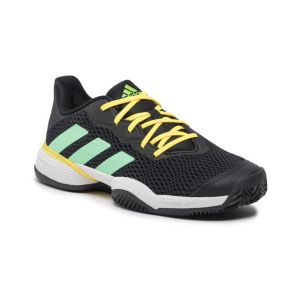 Adidas Chaussures Junior Barricade Clay Hr1028 Noir Et Vert