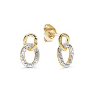 CHRIST Boucles d'oreilles à fermoir à poussette 89032989 585 Or jaune