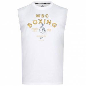 Adidas Boxing Hommes Haut sans manches ADIWBCT03_CA blanc