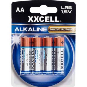 Image de Xxcell Piles LR06 alcaline - 1,5v - blister de 4