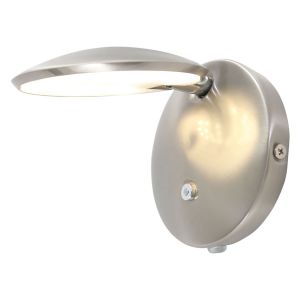 Steinhauer Applique murale Zenith LED Acier inoxydable, 1 lumi&egrave;re - Design - Int&eacute;rieur - Zenith - D&eacute;lai de livraison moyen: 10 &agrave; 14 jours ouvr&eacute;s. Port gratuit France m&eacute;tropolitaine et Belgique d&egrave;s 100 &euro;.