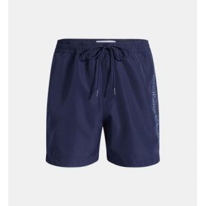 Calvin Klein Short de bain droit avec suspensoir Core signature brodée Bleu - Couleur Bleu - Taille M