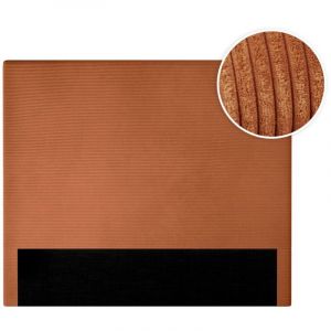 Loungitude Tête de lit en velours côtelé 140cm - Terracotta