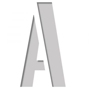 Plage Pochoir lettres & chiffres, Stickers pochoirs alphabet A, pour d&eacute;coration cr&eacute;ative, 9,5 cm X 9,5 cm