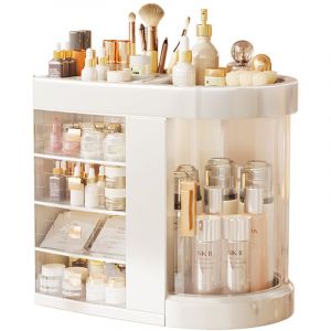 Bo&icirc;te de rangement pour cosm&eacute;tiques et bijoux MAYA (Transparent)