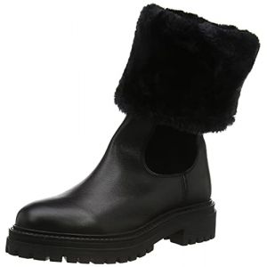 Geox Femme D Iridea M Snow boot, Schwarz C9999, 40 EU