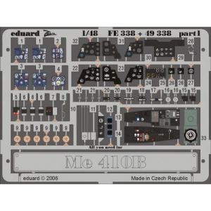 Eduard MAQUETTE ME 410B REVELL/MONOGRAM /48 FE338