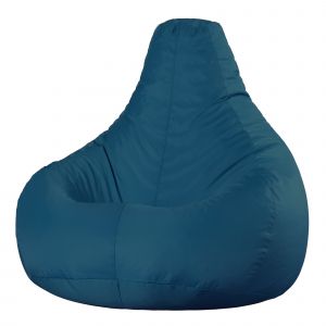 Pouf Fauteuil Recliner, Pouf Spécial Gamer - 90cm x 73cm, Textile Tissé, Résistant à l'eau, Poufs d'intérieur et d'extérieur, Vert Canard - Vert