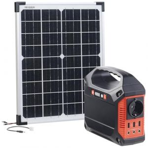 Revolt : Batterie nomade 42 Ah avec panneau solaire 20 W
