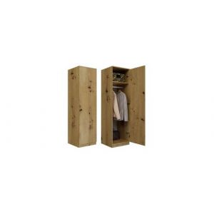 Armoire etagere porte sd-50 chene artisan