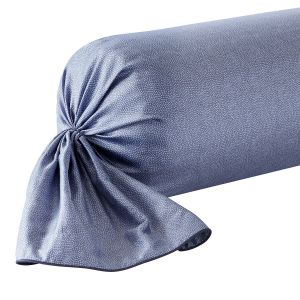 Anne de Solène Taie de traversin satin bleu clair 43x210 cm
